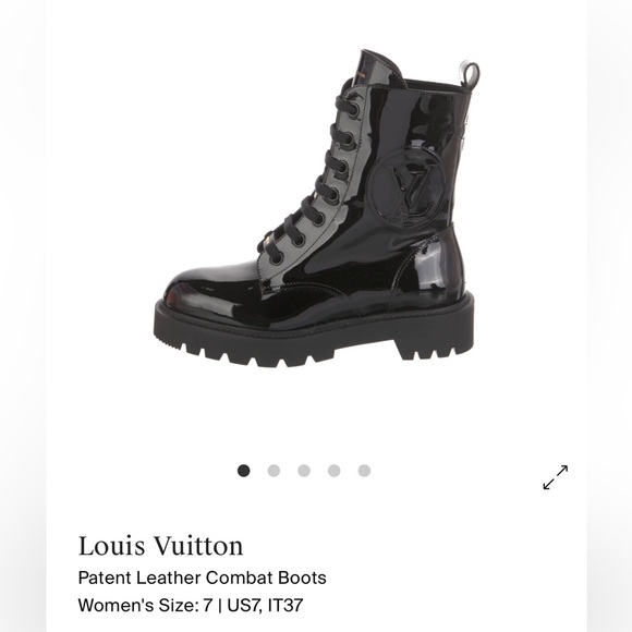 Black combat LV boots new - Picture 9 of 9